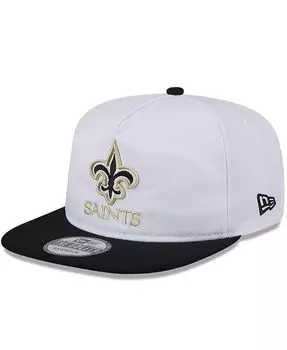 Мужская белая/черная кепка Snapback для гольфиста New Orleans Saints 2024 NFL Training Camp New Era, белый