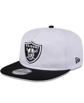 Мужская белая/черная кепка Snapback для гольфиста Las Vegas Raiders 2024 NFL Training Camp New Era, мультиколор