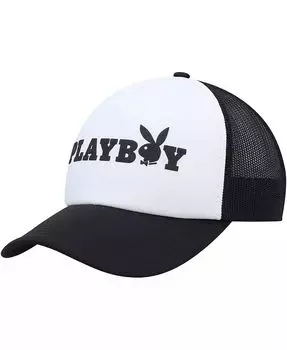 Мужская белая, черная кепка Trucker Snapback из пеноматериала Playboy, белый