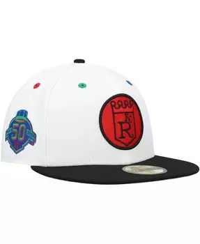 Мужская белая, черная приталенная шляпа Kansas City Royals Primary Eye 59FIFTY New Era