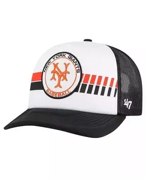 Мужская белая/черная регулируемая шляпа San Francisco Giants Cooperstown Collection Pack Express Trucker '47 Brand, мультиколор