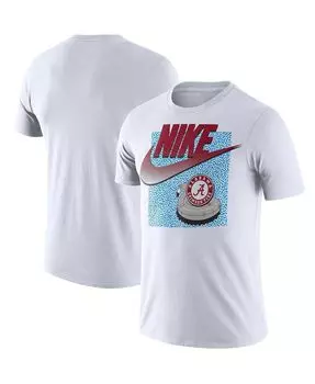 Мужская белая футболка Alabama Crimson Tide с галочкой Spring Break Nike