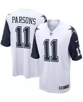 Мужская белая футболка Big and Tall Micah Parsons Dallas Cowboys Alternate Game Nike