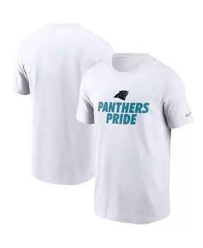 Мужская белая футболка carolina panthers hometown collection pride Nike, белый