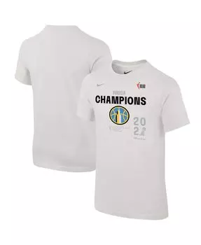 Мужская белая футболка chicago sky 2021 wnba finals champions Nike, белый