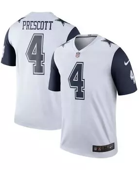 Мужская белая футболка Dak Prescott Dallas Cowboys Color Rush Legend Player Nike
