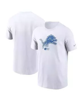 Мужская белая футболка Detroit Lions Faded Essential Nike, белый