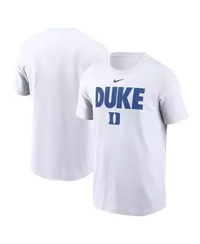 Мужская белая футболка Duke Blue Devils Local Ultimate Chant Nike, белый