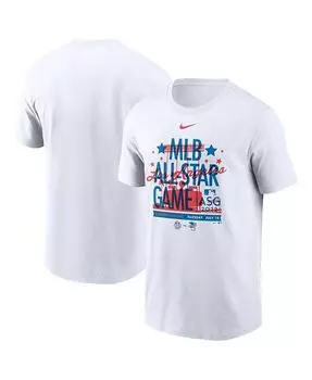 Мужская белая футболка Essential MLB All-Star Game 2022 Nike, белый