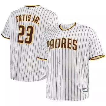 Мужская белая футболка Fernando Tatis Jr. San Diego Padres Big & Tall Replica Player