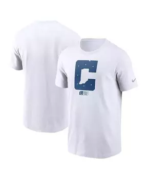 Мужская белая футболка Indianapolis Colts Faded Essential Nike, белый