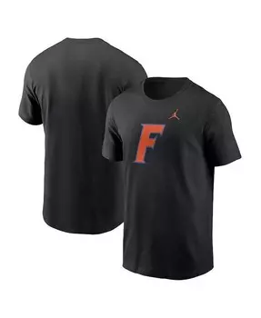 Мужская белая футболка Jordan с альтернативным логотипом Florida Gators Primetime Evergreen Fanatics, черный