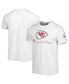 Мужская белая футболка Kansas City Chiefs Historic Champs New Era, белый