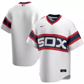 Мужская белая футболка команды Chicago White Sox Home Replica Team Nike