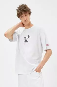 Мужская белая футболка Koton, белый