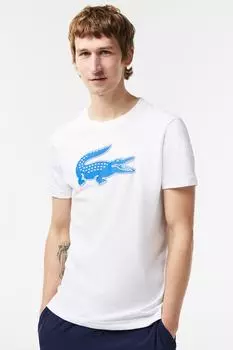 Мужская белая футболка Lacoste, белый