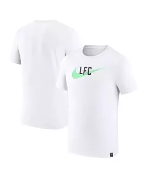 Мужская белая футболка Liverpool Swoosh Nike, белый