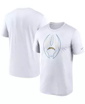 Мужская белая футболка Los Angeles Chargers Team Legend Icon Performance Nike