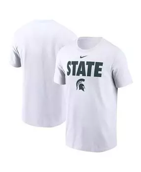 Мужская белая футболка Michigan State Spartans Local Ultimate Chant Nike, белый