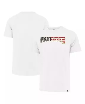 Мужская белая футболка New England Patriots с надписью Франклин '47 Brand, белый