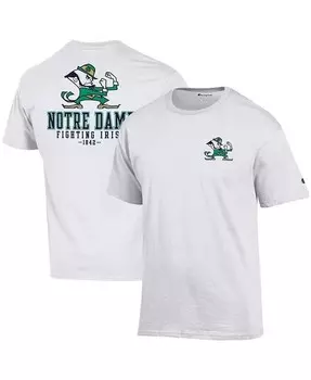 Мужская белая футболка Notre Dame Fighting Irish Team Stack 2-Hit Champion, белый