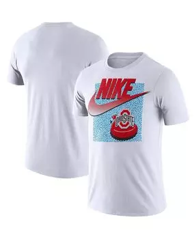 Мужская белая футболка ohio state buckeyes swoosh spring break Nike, белый