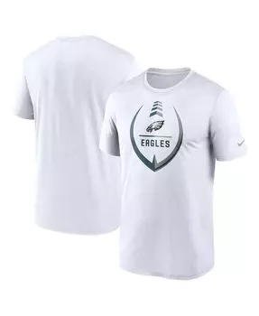 Мужская белая футболка philadelphia eagles icon legend performance Nike, белый