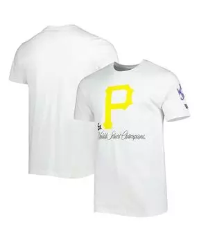 Мужская белая футболка Pittsburgh Pirates Historical Championship New Era, белый