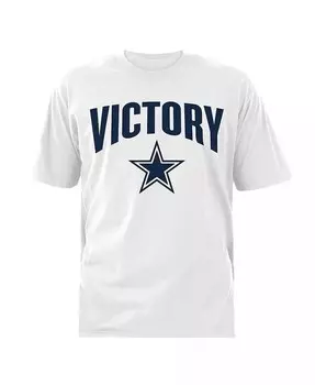 Мужская белая футболка Победа Dallas Cowboys, белый