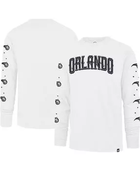 Мужская белая футболка с длинным рукавом Orlando Magic City Edition Downtown Franklin '47 Brand, белый