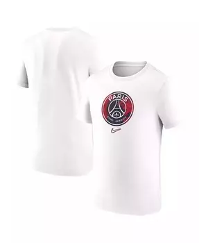Мужская белая футболка с гербом Paris Saint-Germain Nike, белый