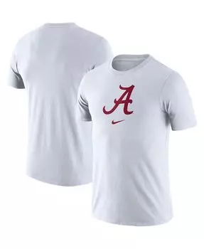 Мужская белая футболка с логотипом alabama crimson tide essential Nike, белый