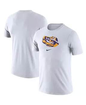 Мужская белая футболка с логотипом lsu tigers essential Nike, белый