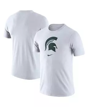 Мужская белая футболка с логотипом Michigan State Spartans Essential Nike, цвет White