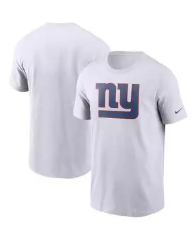 Мужская белая футболка с логотипом new york giants primary Nike, белый