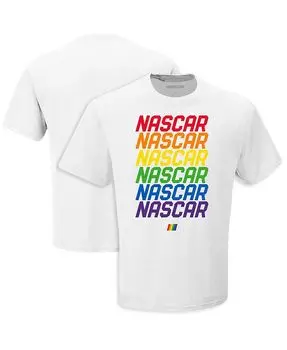 Мужская белая футболка с повтором NASCAR Checkered Flag Sports, белый