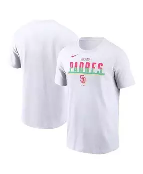 Мужская белая футболка San Diego Padres City Connect Nike, белый