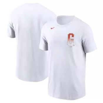 Мужская белая футболка San Francisco Giants Team City Connect с надписью Nike