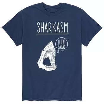 Мужская белая футболка Sharkasm Shark Licensed Character