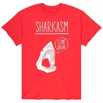 Мужская белая футболка Sharkasm Shark Licensed Character