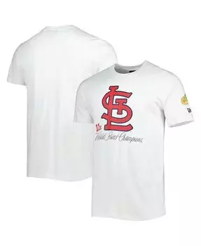 Мужская белая футболка St. Louis Cardinals Historical Championship New Era, белый