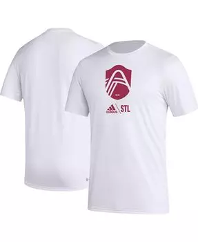 Мужская белая футболка St. Louis City SC Icon adidas