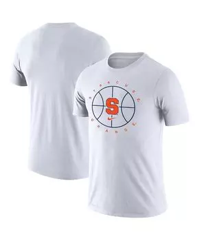 Мужская белая футболка syracuse orange basketball icon legend performance Nike, белый