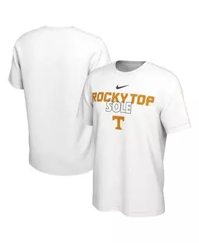 Мужская белая футболка Tennessee Volunteers On Court Bench Nike