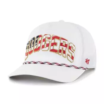 Мужская белая кепка '47 Los Angeles Dodgers Flag Flutter Hitch Snapback