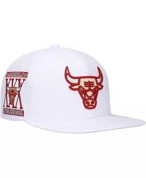 Мужская белая кепка Chicago Bulls Hardwood Classics SOUL Snapback Mitchell & Ness