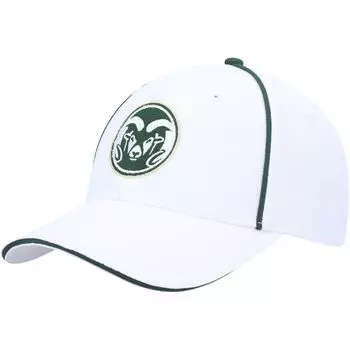 Мужская белая кепка Colosseum Colorado State Rams Take Your Time Snapback