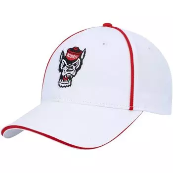 Мужская белая кепка Colosseum NC State Wolfpack Take Your Time Snapback