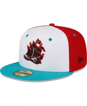 Мужская белая кепка Columbus Clippers Copa De La Diversion 59FIFTY New Era
