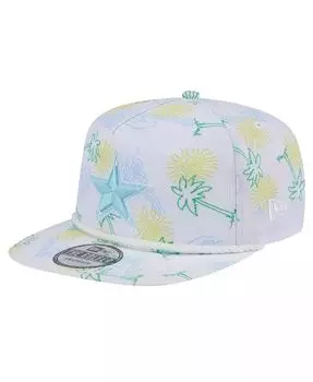 Мужская белая кепка Dallas Cowboys Vacay Golfer Snapback New Era, белый